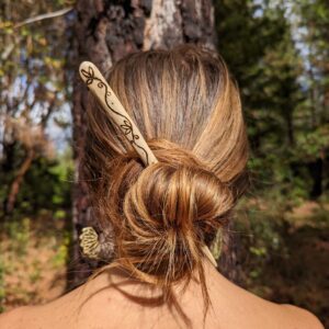 Wooden Hair Pin